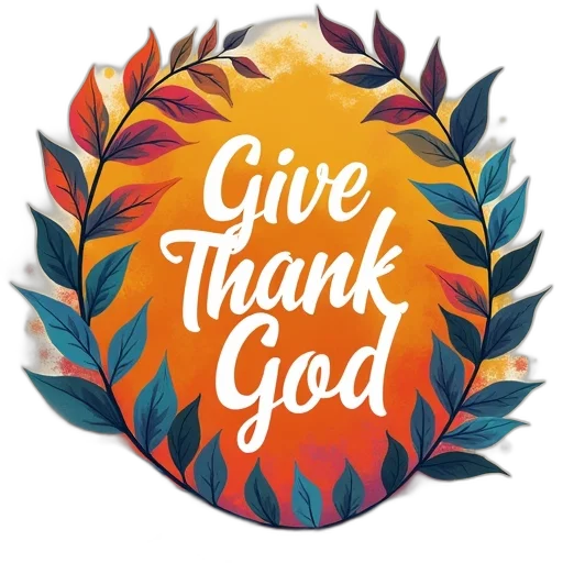 give, thanks, god, print transparent PNG cut-out