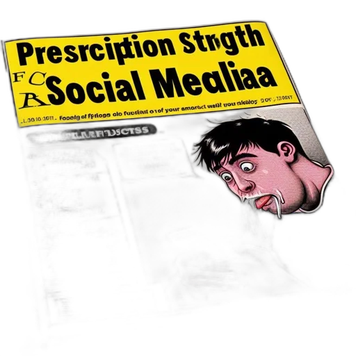 comic book art, cartoon, concept art, mocked, magazine, cover, titled, prescription transparent PNG cut-out