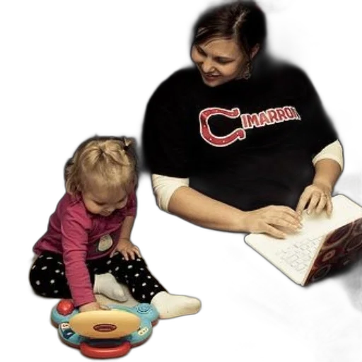woman, black, shirt, word, cimarron, sitting, floor, child transparent PNG cut-out