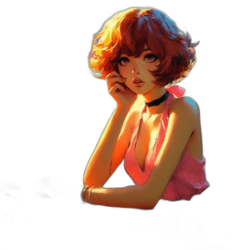 dress, face, creature, crown, concept art, pixel art, photorealistic, watercolor transparent PNG cut-out