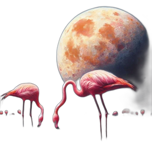 creature, mask, concept art, watercolor, fantasy art, pixel art, outer space, red transparent PNG cut-out