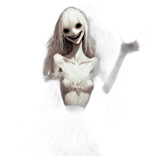 dress, creature, mask, staff, concept art, fantasy art, pixel art, 3d render transparent PNG cut-out