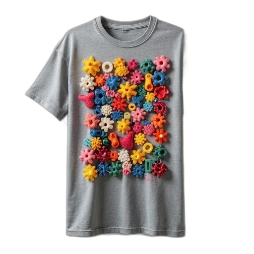 flower, 3d render, colorful, monochrome, grey, t-shirt, image, various transparent PNG cut-out
