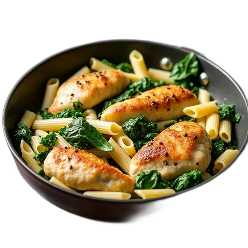 food, photorealistic, pan, full transparent PNG cut-out