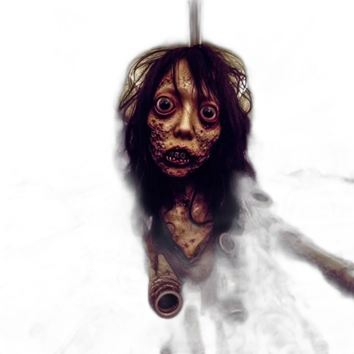 staff, mask, face, creature, concept art, photorealistic, comic book art, fantasy art transparent PNG cut-out