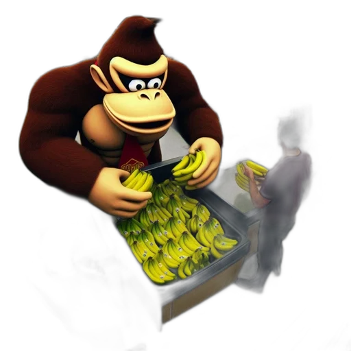 animal, weapon, food, creature, 3d render, concept art, photorealistic, inside transparent PNG cut-out