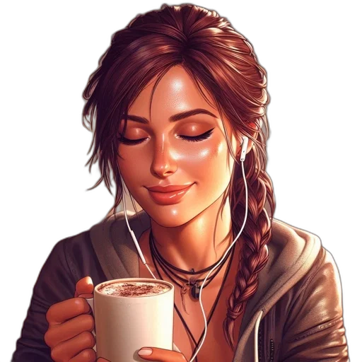 comic book art, fantasy art, concept art, photorealistic, golden, earth tones, young, woman transparent PNG cut-out