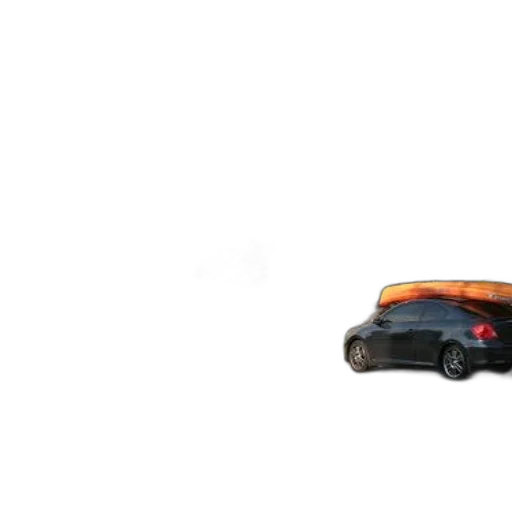 car, 3d render, concept art, photorealistic, outer space, fog, street, sign transparent PNG cut-out
