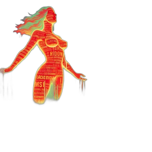 dress, concept art, 3d render, comic book art, pixel art, red, enormous, flame-like transparent PNG cut-out