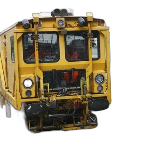 robot, car, face, weapon, 3d render, photorealistic, yellow, train transparent PNG cut-out