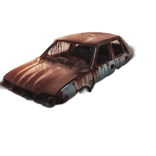car, weapon, bottle, 3d render, concept art, photorealistic, watercolor, earth tones transparent PNG cut-out