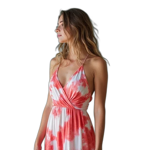 dress, red, free, people transparent PNG cut-out