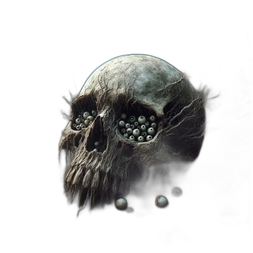 mask, face, creature, crown, concept art, 3d render, photorealistic, fantasy art transparent PNG cut-out