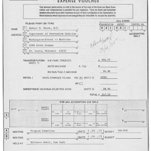 expense, voucher, form, details, filled, out, robert, shankle transparent PNG cut-out