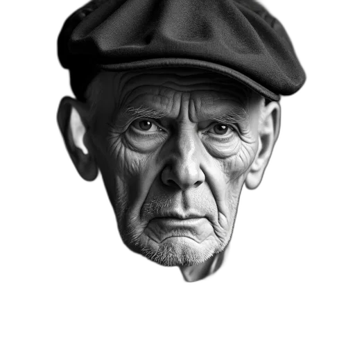 face, hat, mask, umbrella, photorealistic, pencil sketch, concept art, 3d render transparent PNG cut-out