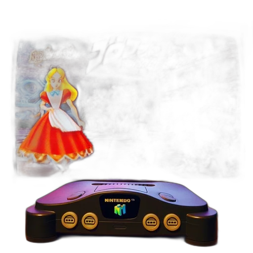 concept art, nintendo, console, bizarre, adventure, game, displayed, screen transparent PNG cut-out