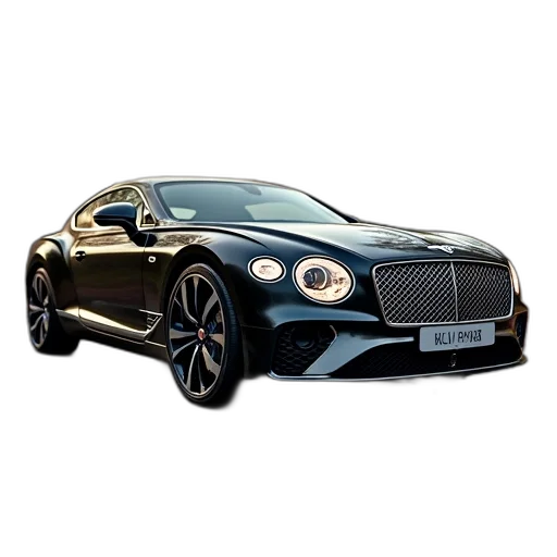 car, 3d render, photorealistic, bentley, continental, flying, spur transparent PNG cut-out