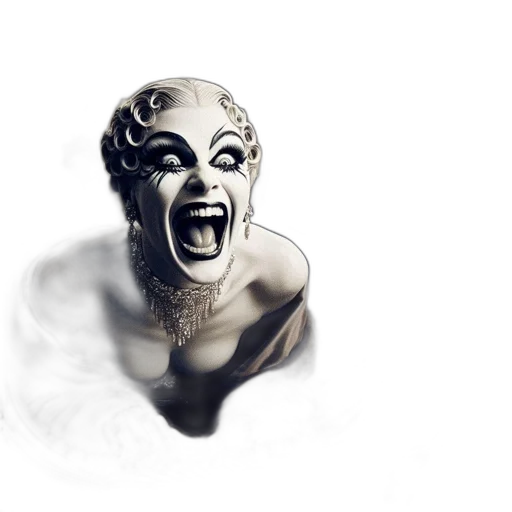 mask, creature, face, concept art, photorealistic, 3d render, fantasy art, underwater transparent PNG cut-out