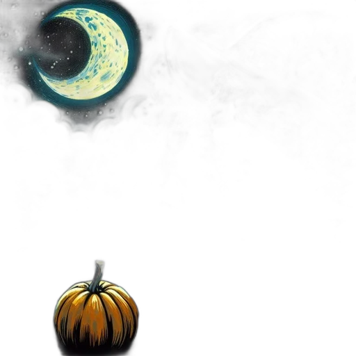 food, concept art, fantasy art, watercolor, photorealistic, outer space, night, fog transparent PNG cut-out