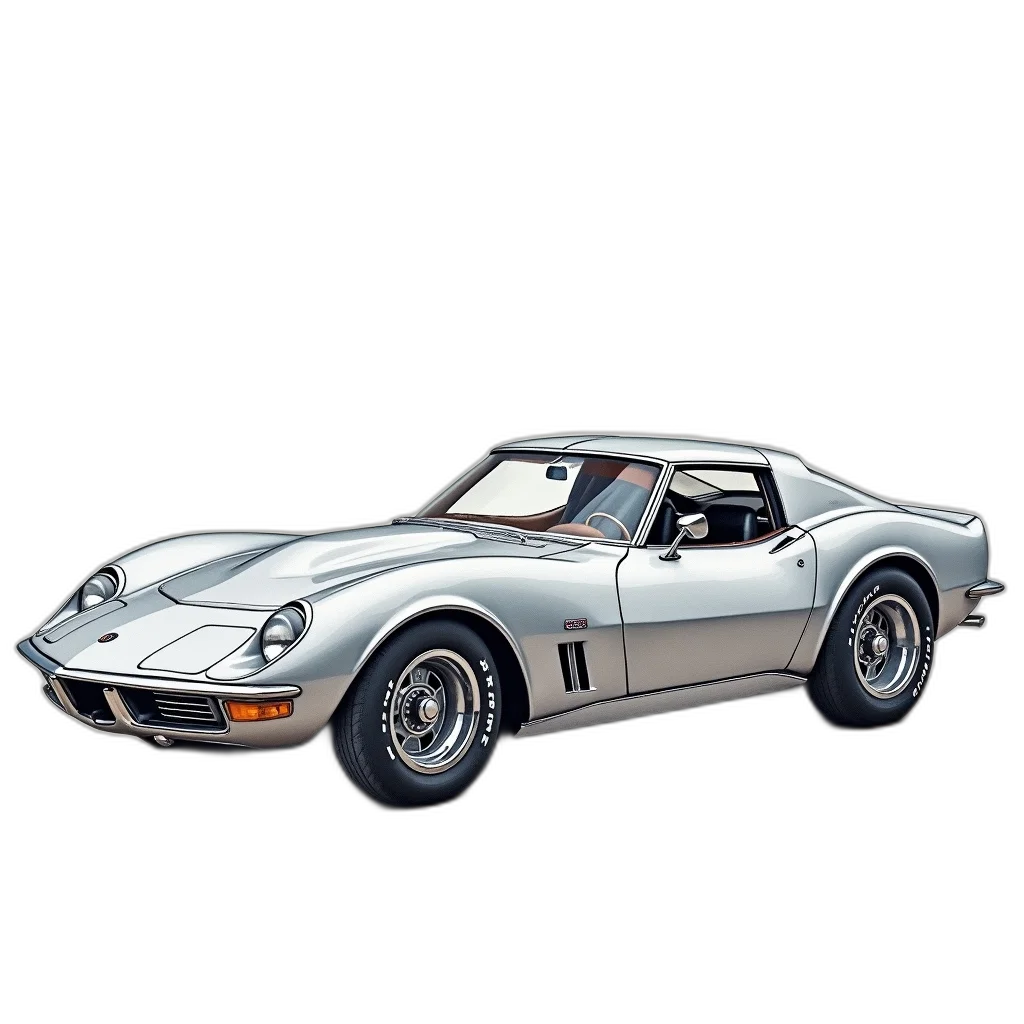 car, animal, photorealistic, 3d render, concept art, watercolor, painting, silver transparent PNG cut-out
