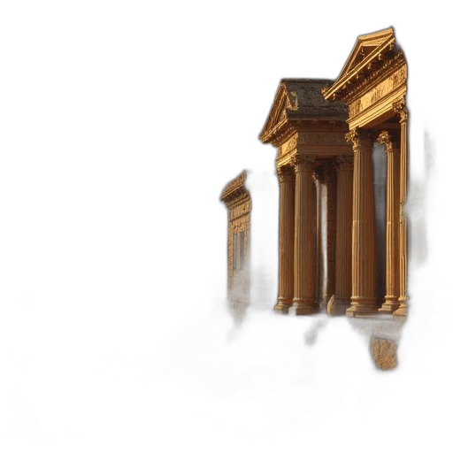 building, furniture, 3d render, concept art, photorealistic, pixel art, city street, fog transparent PNG cut-out