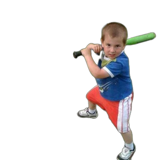 weapon, staff, sword, creature, young, boy, blue, shirt transparent PNG cut-out