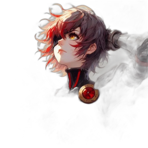 dragon, crown, mask, staff, anime, fantasy art, concept art, pixel art transparent PNG cut-out