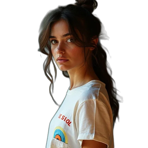 face, jacket, dress, hair, photorealistic, oil painting, concept art, fantasy art transparent PNG cut-out