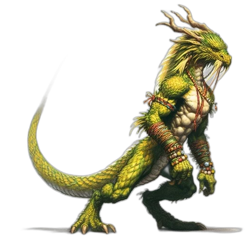 dragon, creature, staff, animal, concept art, fantasy art, pixel art, photorealistic transparent PNG cut-out