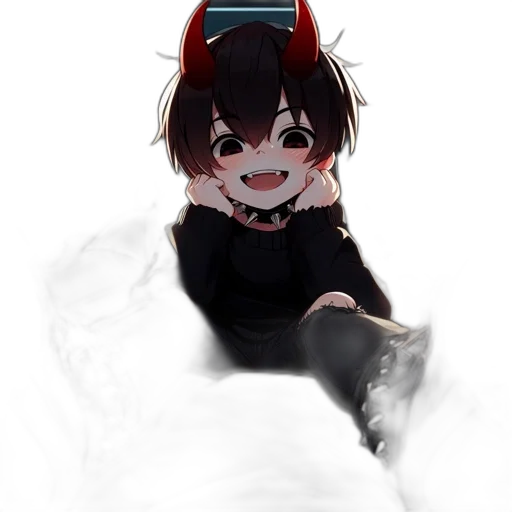 mask, creature, crown, staff, anime, pixel art, 3d render, cartoon transparent PNG cut-out
