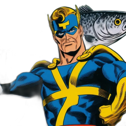 animal, comic book art, concept art, cartoon, underwater, illustrated, superhero, figure transparent PNG cut-out