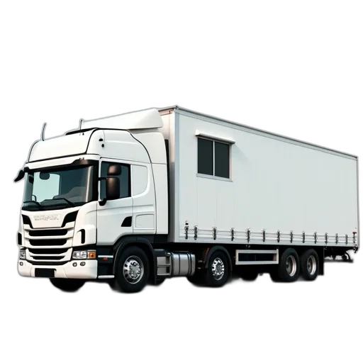 animal, weapon, photorealistic, 3d render, concept art, white, truck, large transparent PNG cut-out