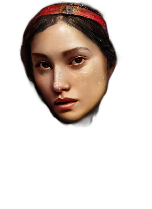 face, mask, crown, jewelry transparent PNG cut-out