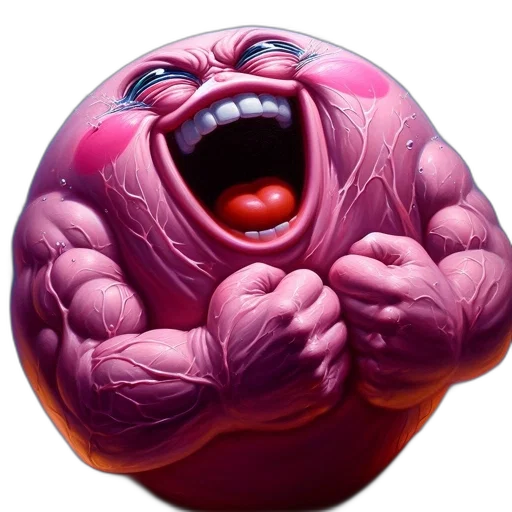 creature, face, animal, food, concept art, photorealistic, 3d render, comic book art transparent PNG cut-out