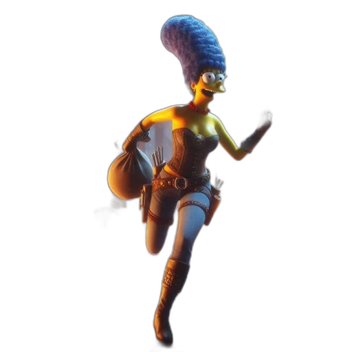 staff, weapon, hat, hair, concept art, 3d render, fantasy art, pixel art transparent PNG cut-out