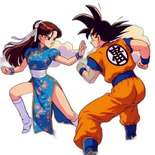 concept art, pixel art, anime, comic book art, fire, two, animated, characters transparent PNG cut-out
