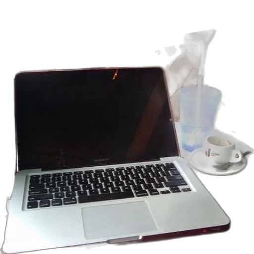 bottle, staff, 3d render, laptop transparent PNG cut-out