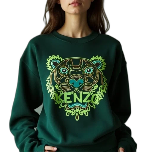 fantasy art, cyberpunk, green, dark transparent PNG cut-out