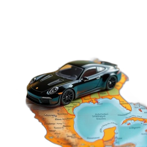 car, 3d render, concept art, photorealistic transparent PNG cut-out