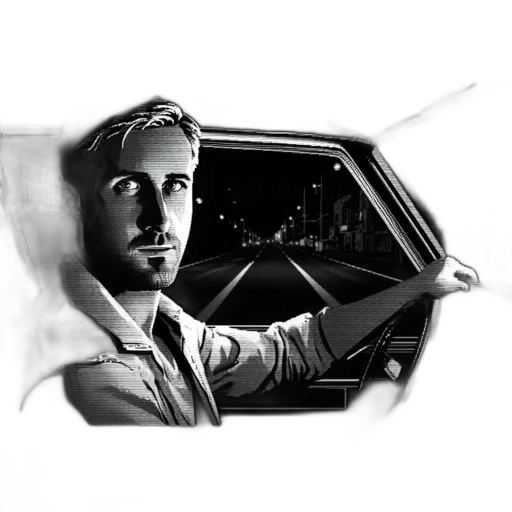 car, staff, face, photorealistic, comic book art, cartoon, concept art, outer space transparent PNG cut-out