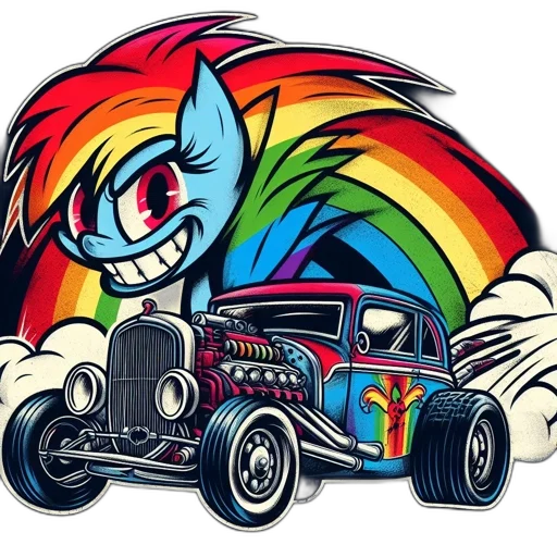 car, cartoon, animated, portrait, features, vibrant, lively, character transparent PNG cut-out