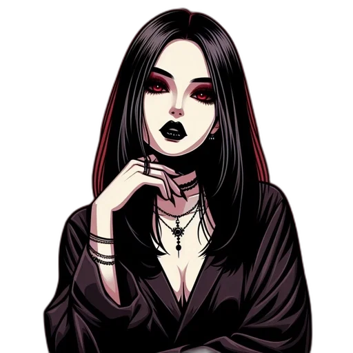 jewelry, staff, comic book art, pixel art, cartoon, concept art, dark, red transparent PNG cut-out