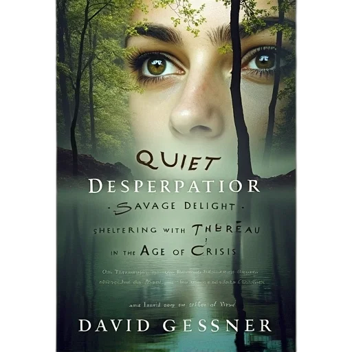 cover, book, quiet, desperation, savage, delight, sheltering, thoreau transparent PNG cut-out