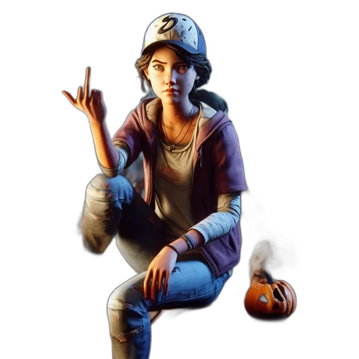 hat, concept art, fantasy art, photorealistic, pixel art, blue, animated, woman transparent PNG cut-out