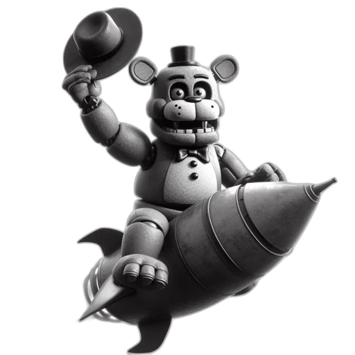 robot, creature, staff, animal, 3d render, concept art, cartoon, comic book art transparent PNG cut-out