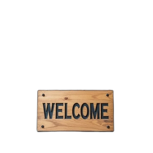 furniture, staff, 3d render, welcome transparent PNG cut-out