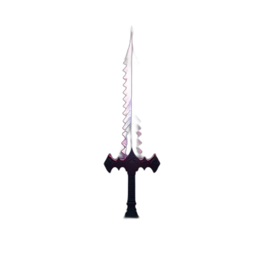 sword, weapon, staff, umbrella, pixel art, concept art, fantasy art, 3d render transparent PNG cut-out