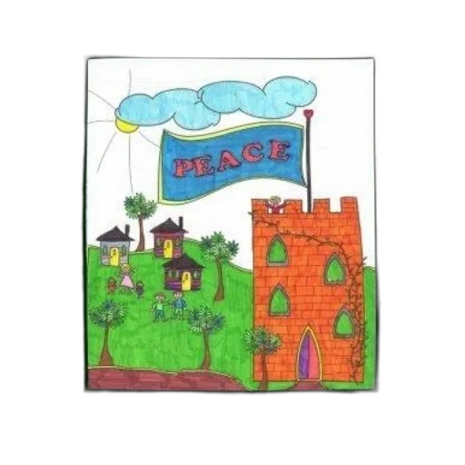 crown, building, concept art, cartoon, pixel art, city street, coloring, book transparent PNG cut-out