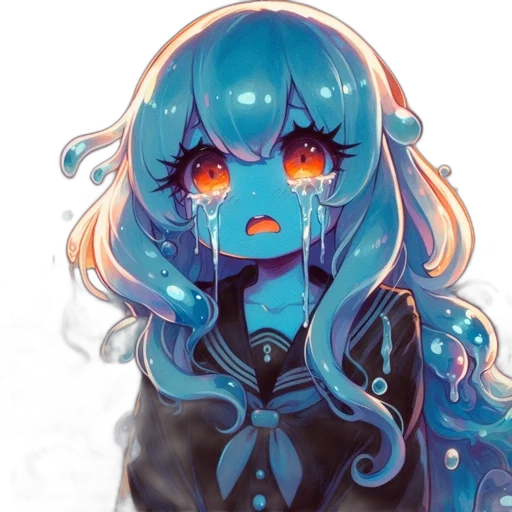 mask, creature, face, staff, anime, pixel art, watercolor, concept art transparent PNG cut-out