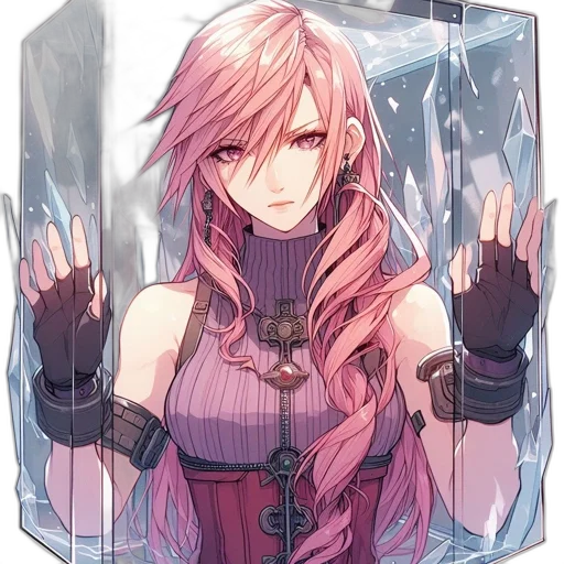 sword, weapon, staff, jacket, cyberpunk, anime, fantasy art, pixel art transparent PNG cut-out
